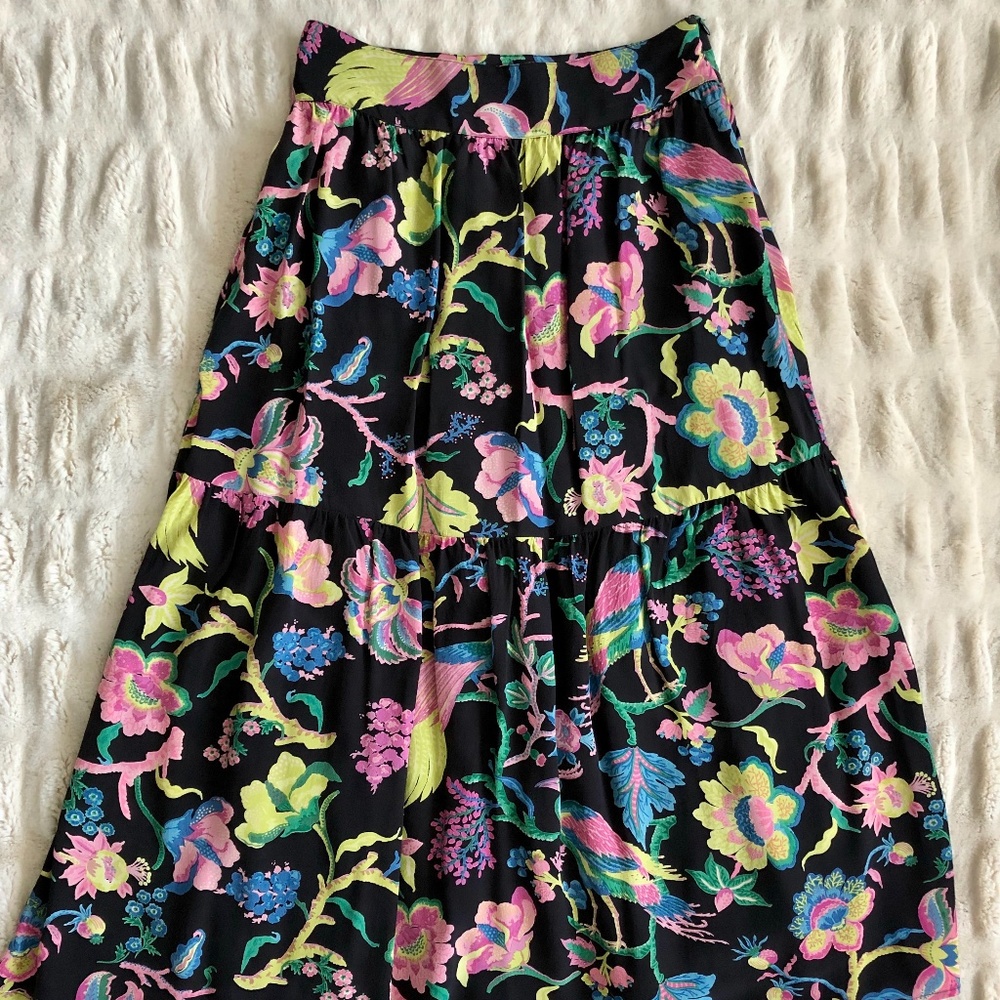 Banjanan Cara Skirt in Silk Crepe